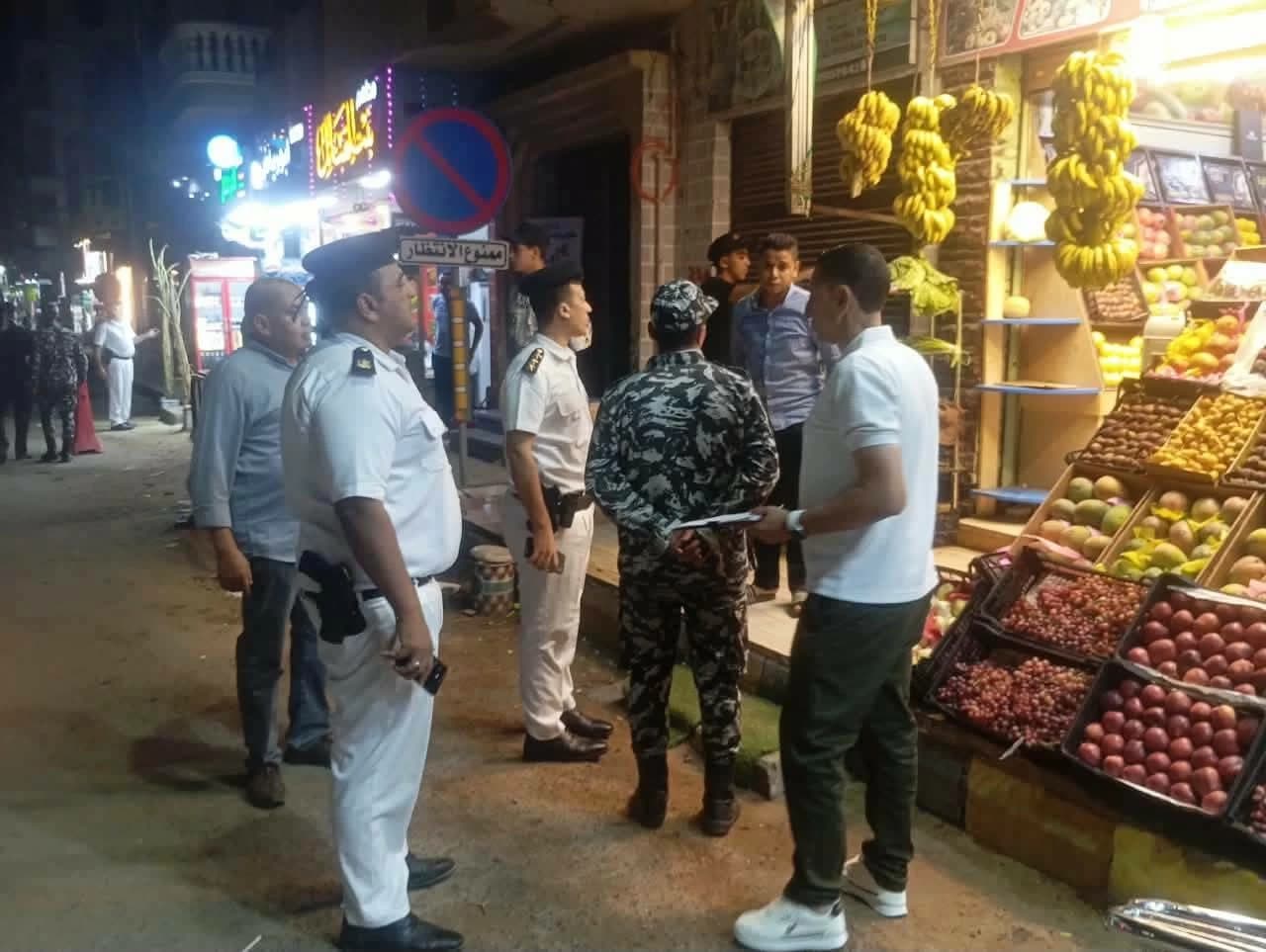 حملة لإزالة 107 حالات إشغال في الغردقة