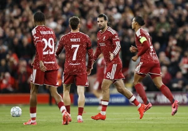 ملخص مواجهة ليفربول ضد لاسك لينز في دوري الأبطال
