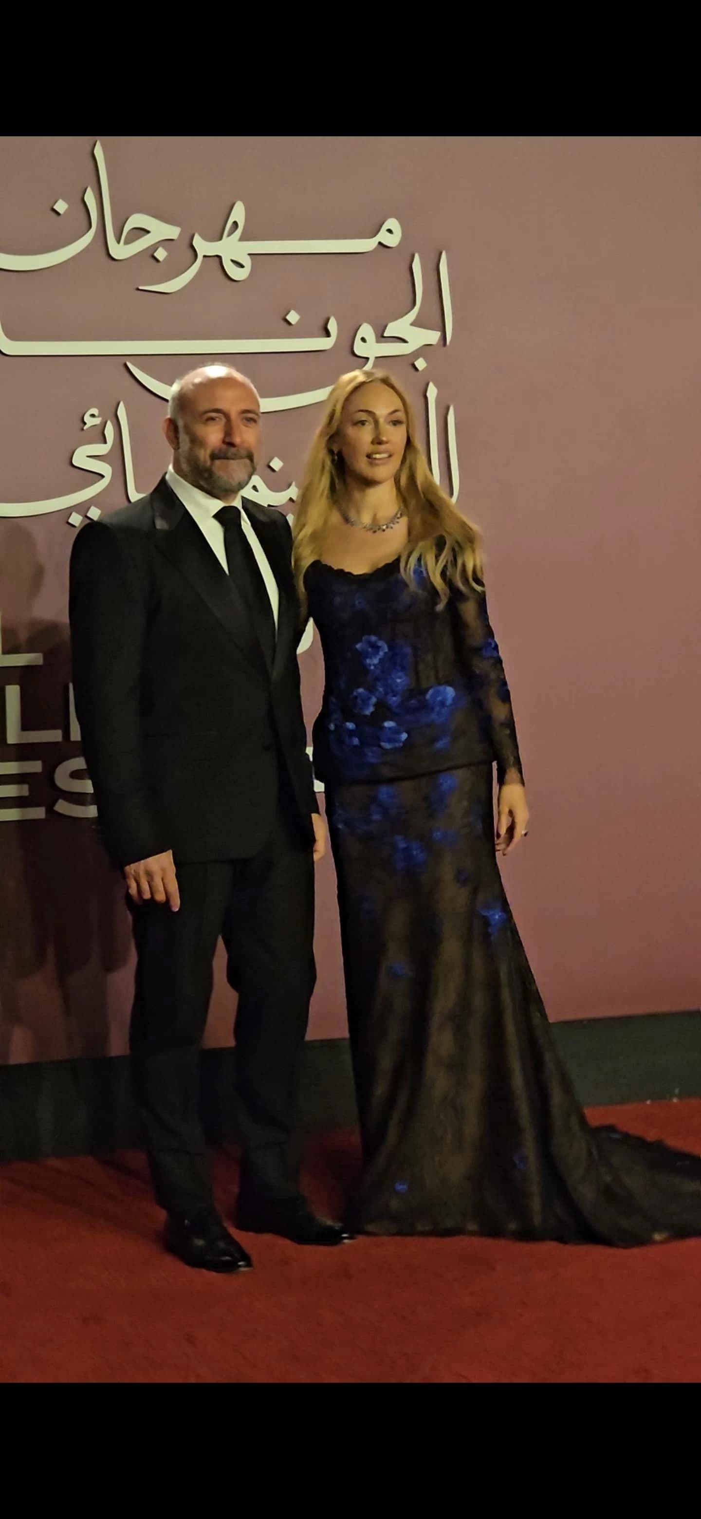 مريم أوزرلي وخالد أرغنتش في مهرجان الجونة