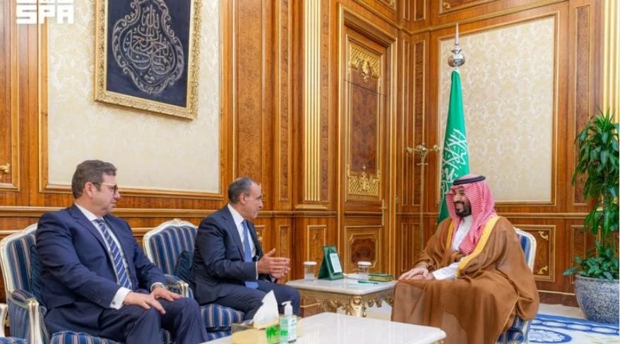 السيسي يرسل رسالة لولي العهد السعودي