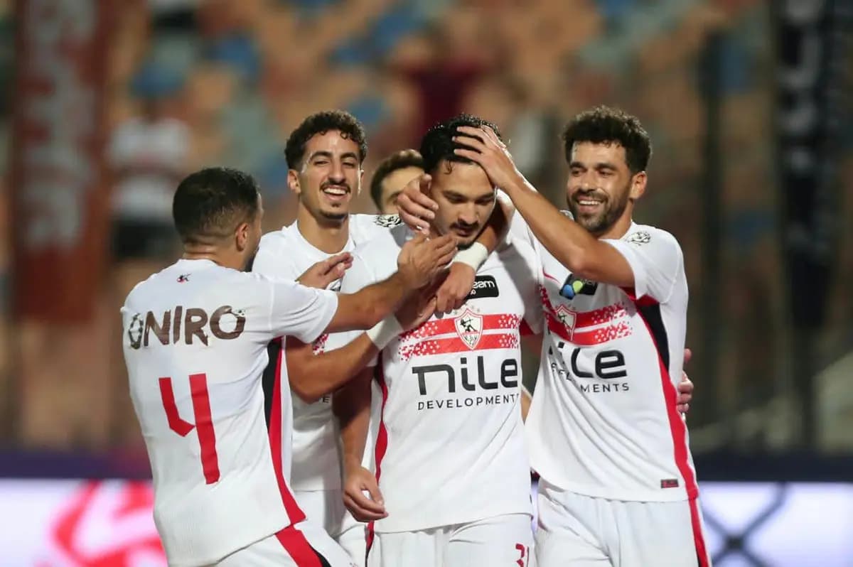 Zamalek's bench for Al-Ahly clash