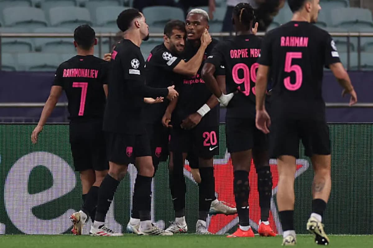 Azerbaijan's debut win over Slavia Prague