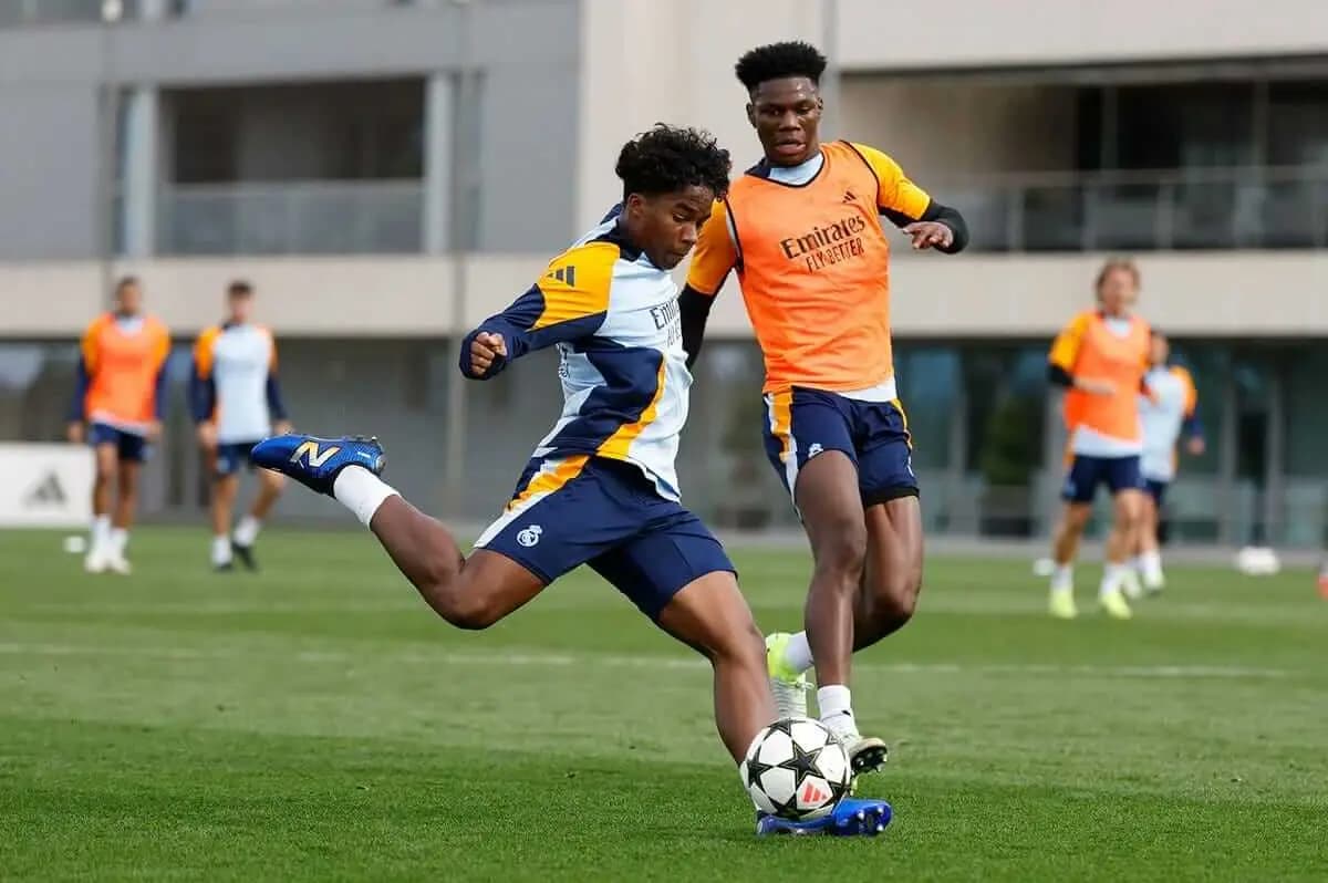 Real Madrid conducts special training for Endrick and Camavinga