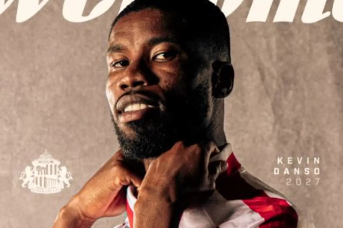Danso in Sunderland kit for loan