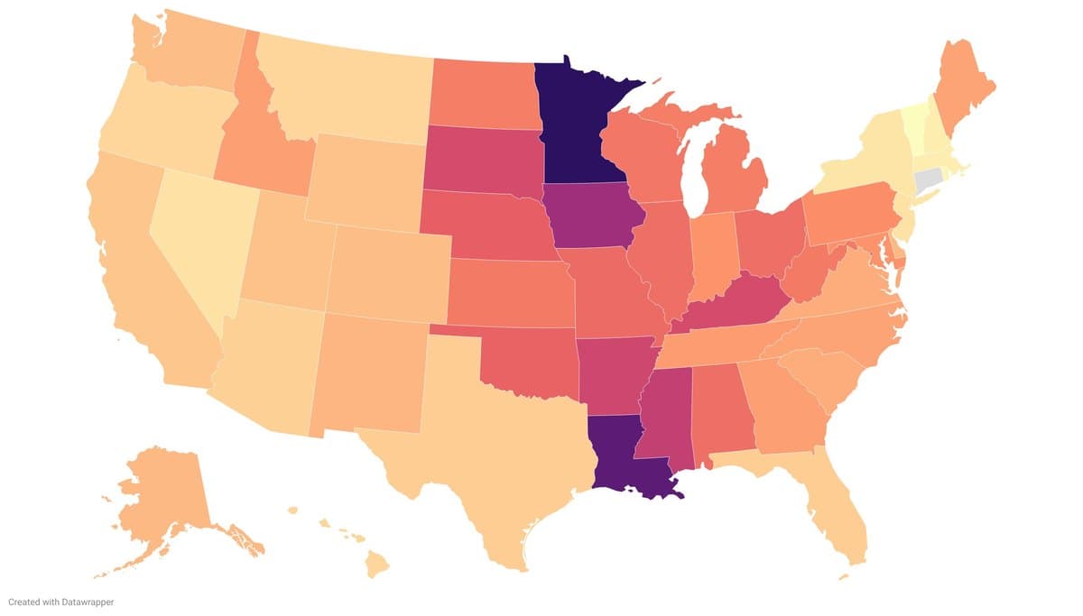 Mapped: Where Mortgage Negatives Are Worst