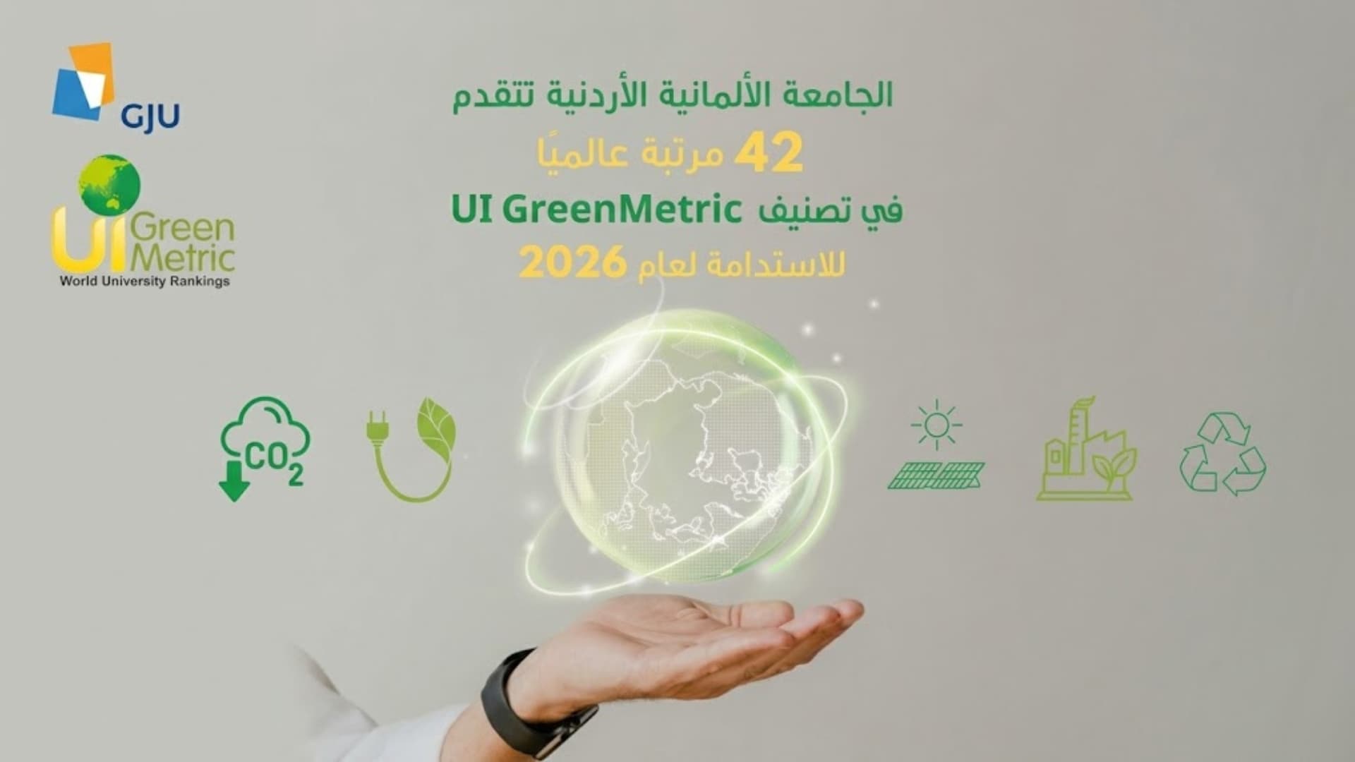 German-Jordanian U advances in GreenMetric ranking