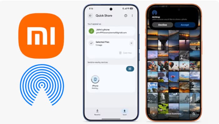 شاومي تضيف دعم AirDrop إلى HyperOS 3