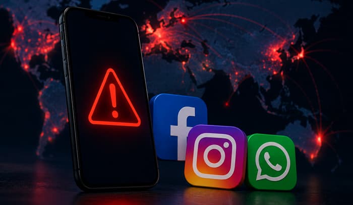 عطل عالمي يؤثر على فيسبوك وإنستقرام وواتساب