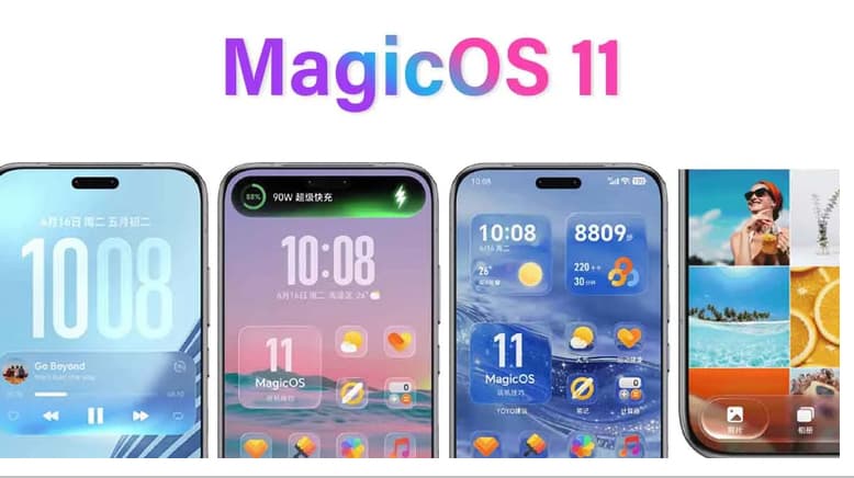هونر تعلن عن واجهة MagicOS 11 بزجاج Liquid Glass
