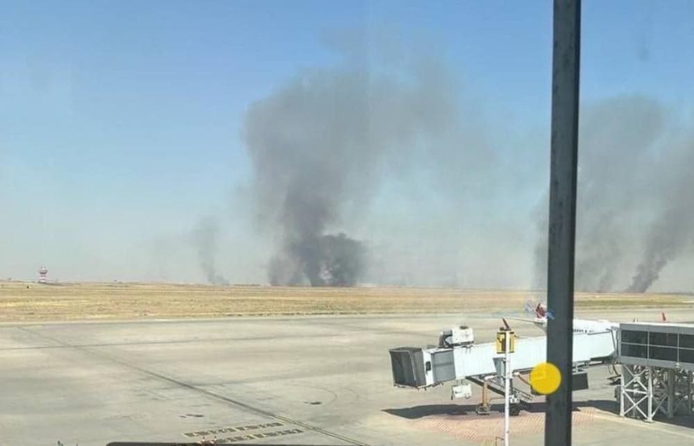Flights halted by Erbil explosions