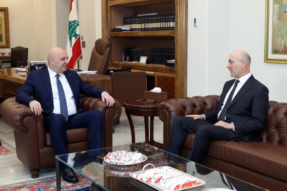 Aoun and Al-Hajar address security and border issues