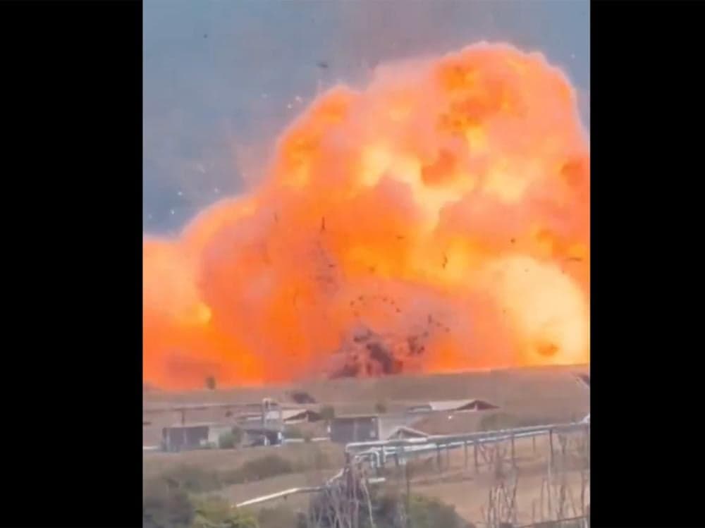 Explosion at Rome-area arms factory