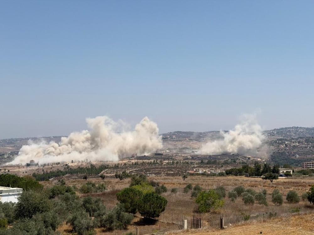 Israeli Bombings in Talousa and Hadatha