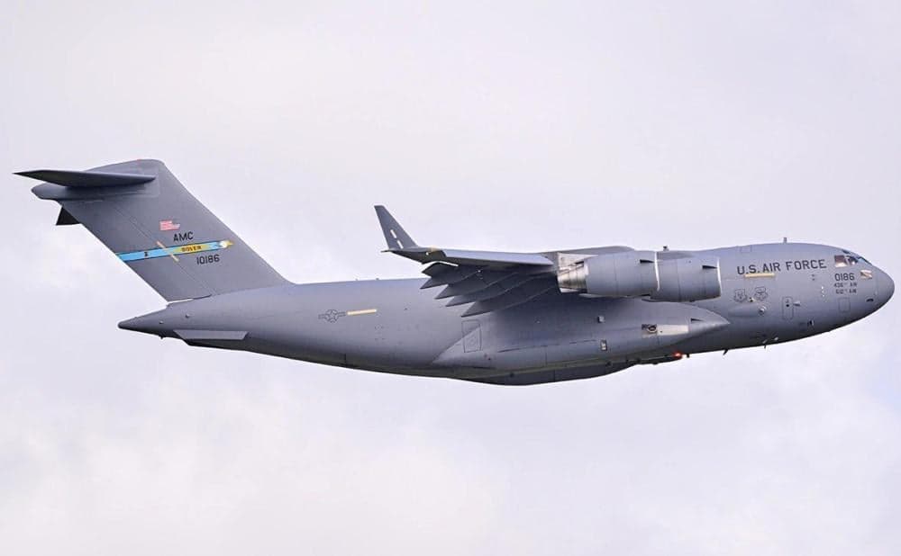US military plane lands in Moscow