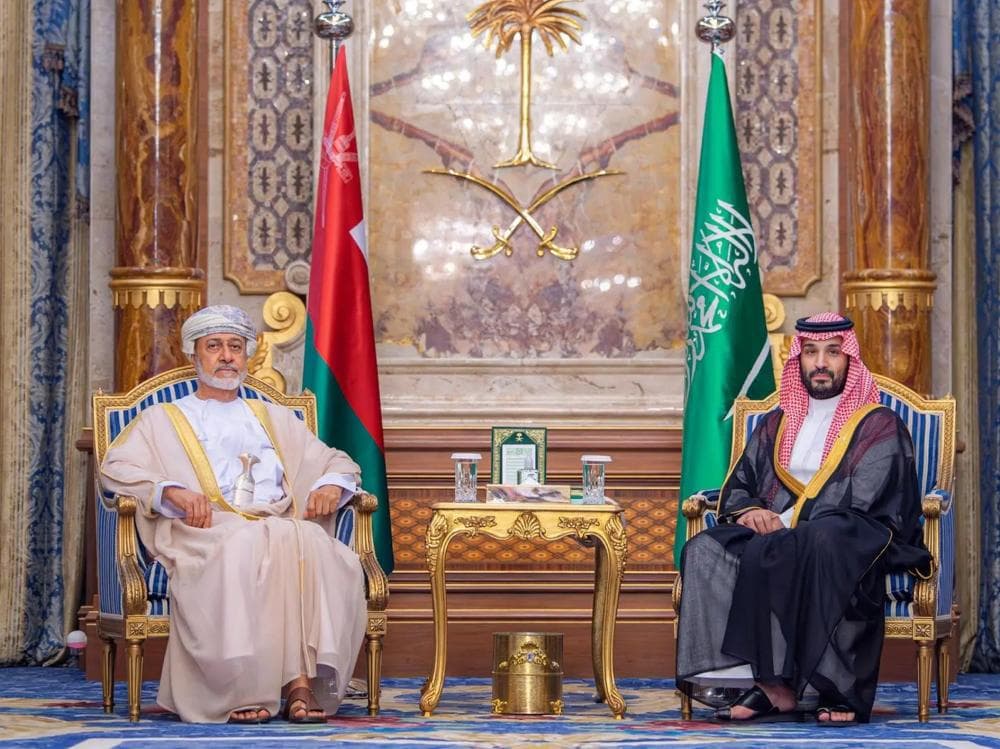 Bin Salman Meets Oman Sultan on Regional Security