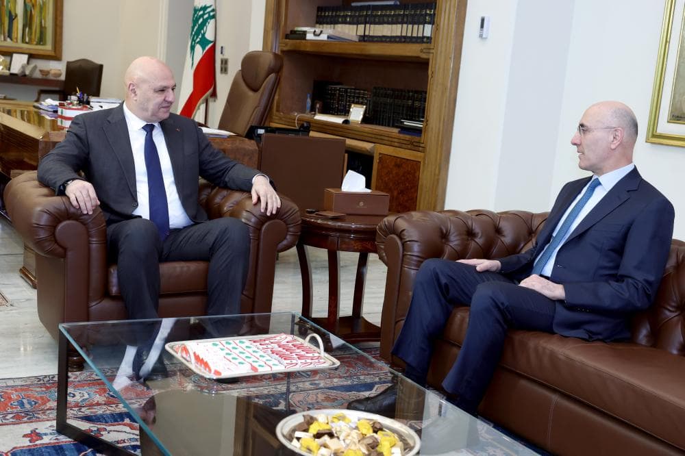 Aoun and Al-Hajar Discuss Security Measures