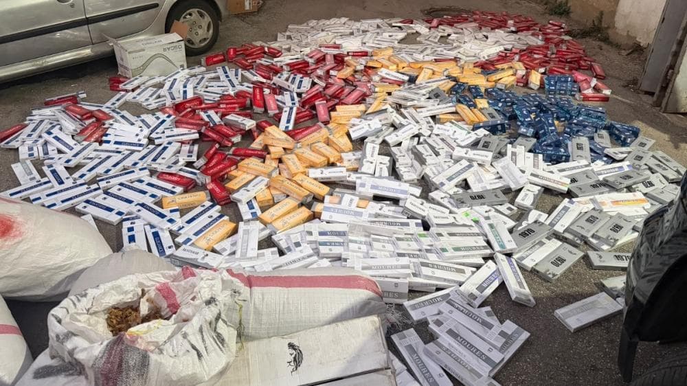 Smuggled Cigarettes Seized in Jall al-Dib and Sidon