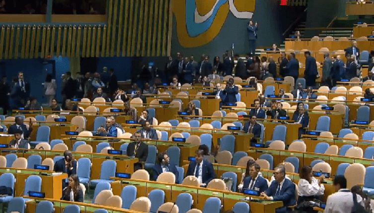 Delegations exit UN hall as Netanyahu speaks