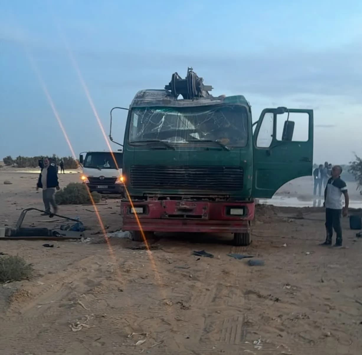 Excavator Disputed in Al-Jafr Drilling