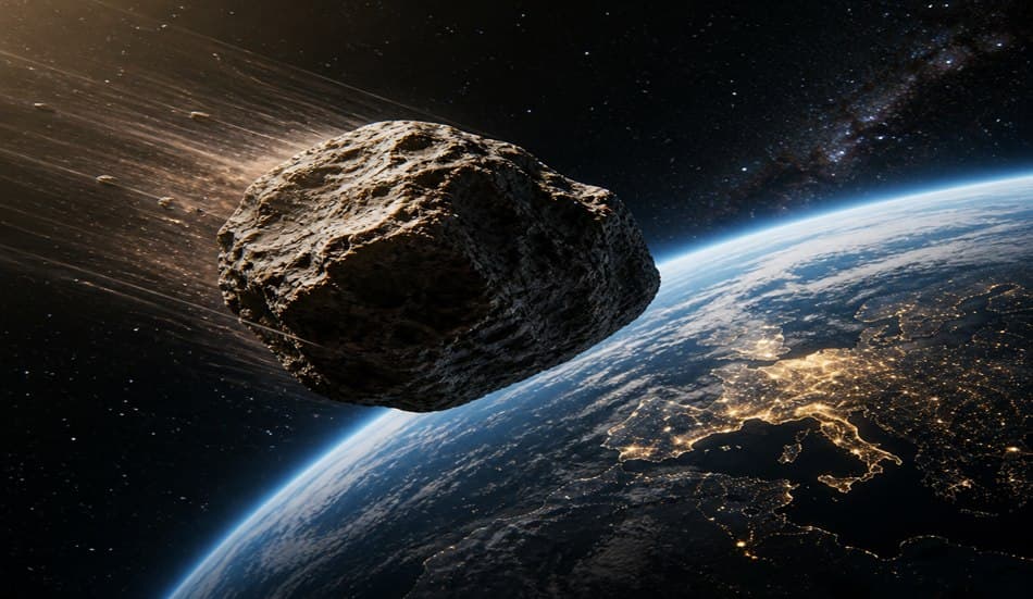 Asteroid Passes Near Earth
