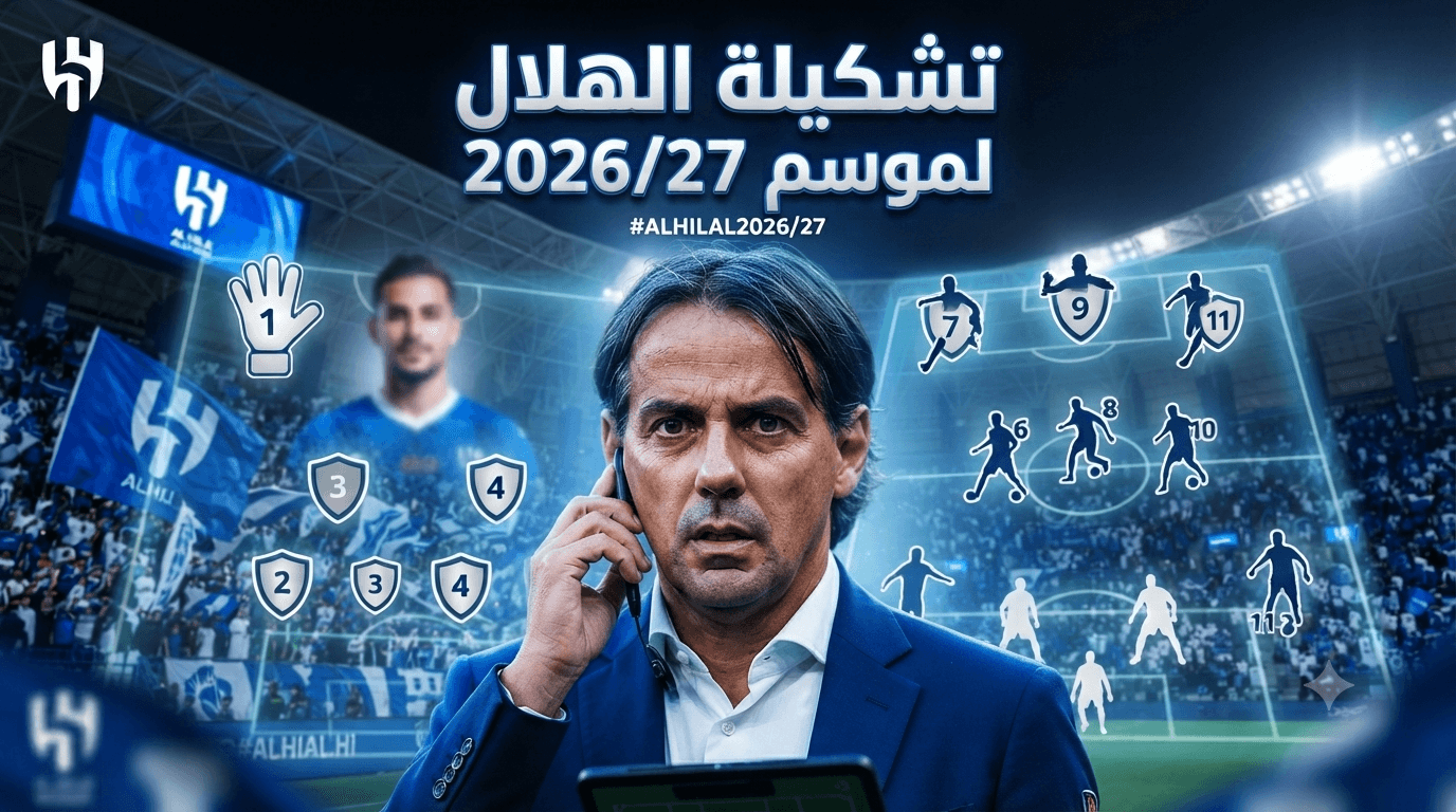 توقعات تشكيلة الهلال لموسم 2026/27