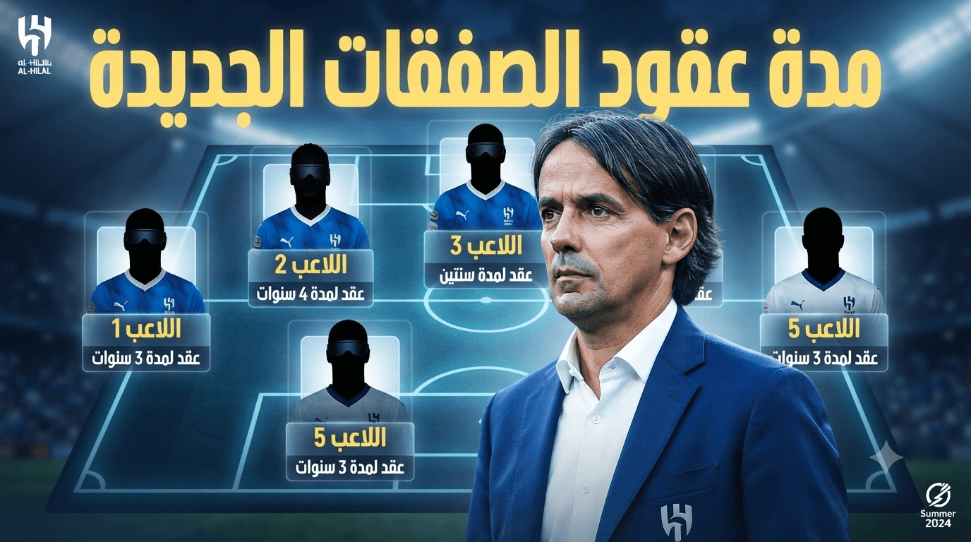 مدة عقود صفقات الهلال الصيفية