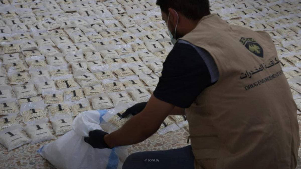Syria intercepts Lebanon drug shipment