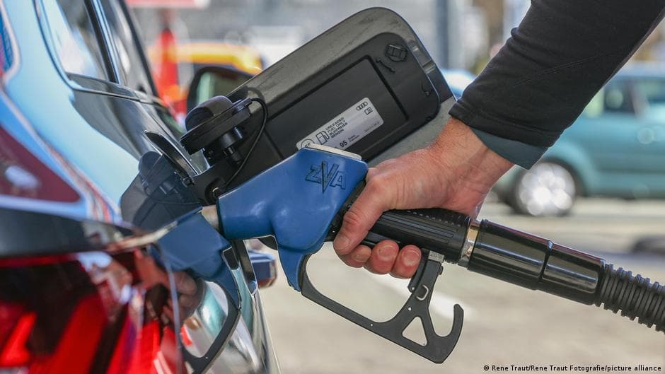 Hermos and summer heat drive fuel prices in Germany