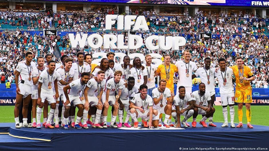 England wins bronze in World Cup