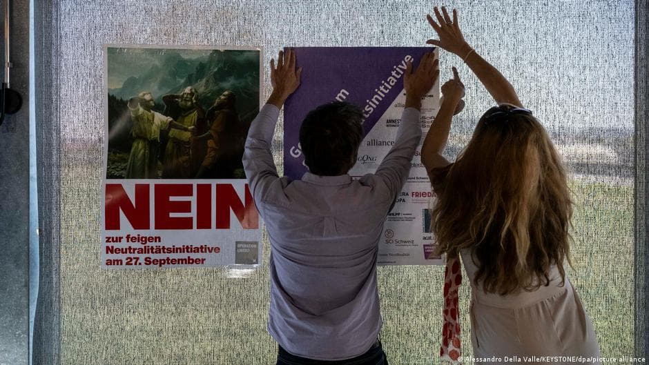 Swiss decline change to neutrality laws