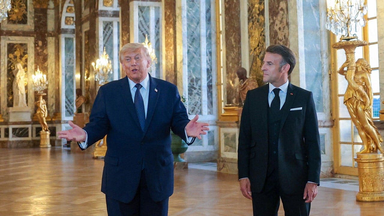Macron cites US-Iran tensions in protests