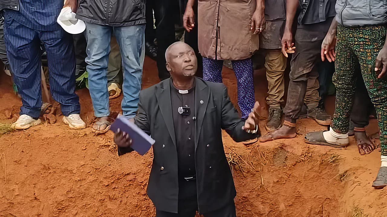 Nigerian pastor after relatives' killing