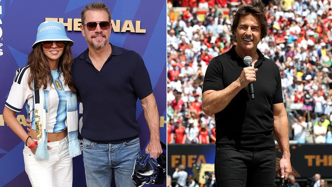 Celebrities gather at World Cup final