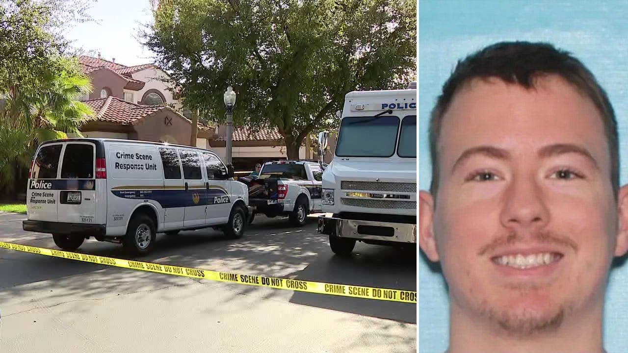 Parents discover buried remains in affluent area as police seek son