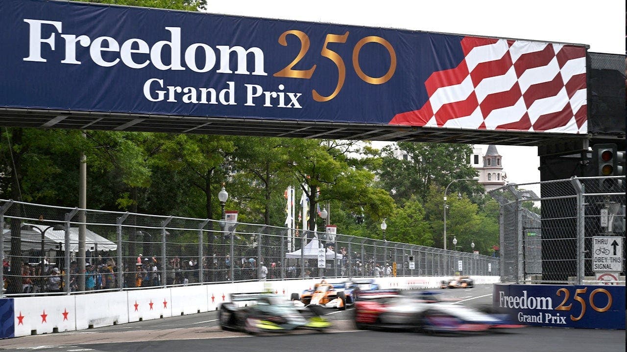 Watching IndyCar Freedom 250 in DC