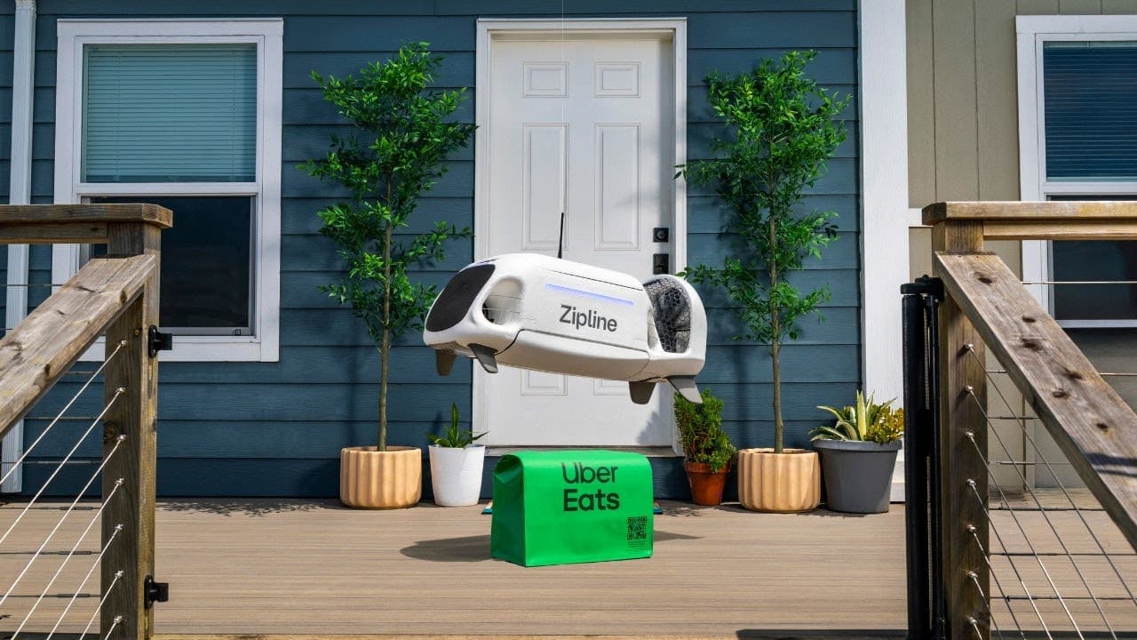 Uber Eats drone delivery may soon be available