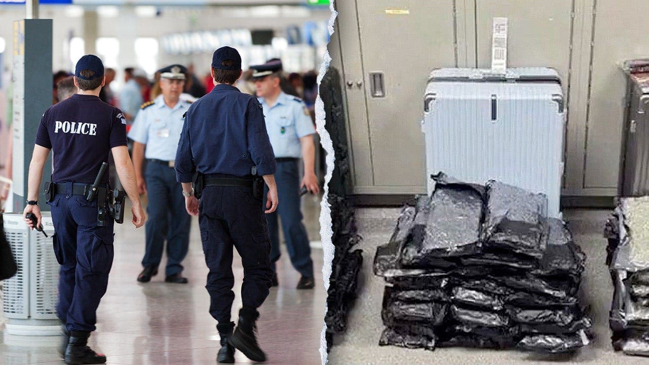 Large drug seizure at airport after concealment