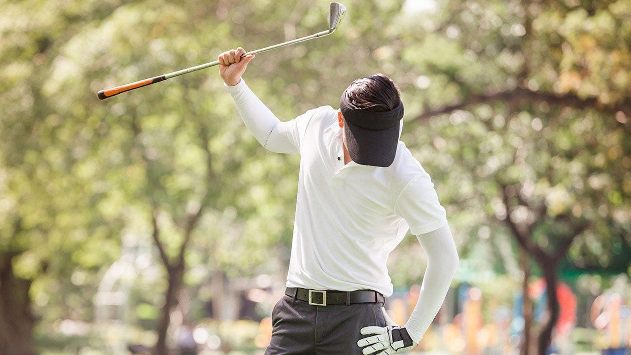 Man with swollen face arrested after golf course fight