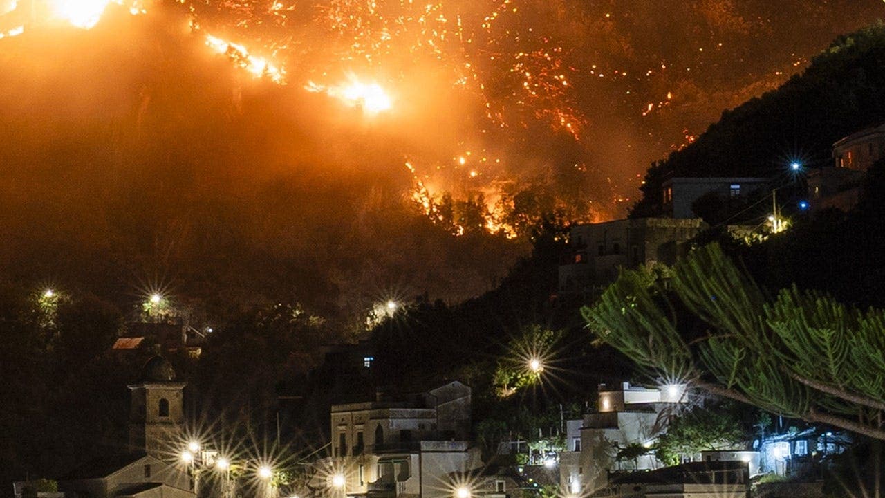 Vacation spot threatened by possible arson