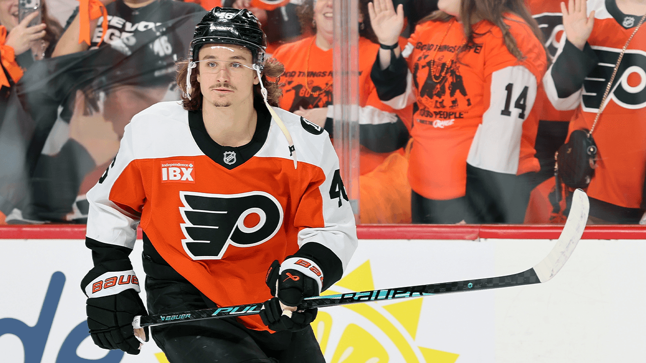 Flyers protest Zegras jersey penalty