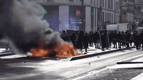 France student protests linked to unions and global influences