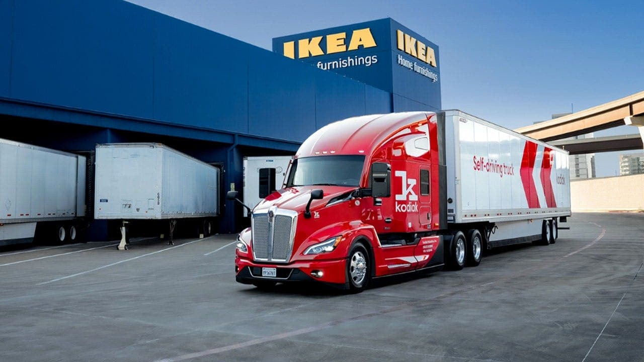 IKEA adopts driverless trucks