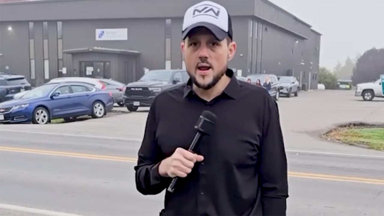 Maine Wire reporter narrowly avoids car