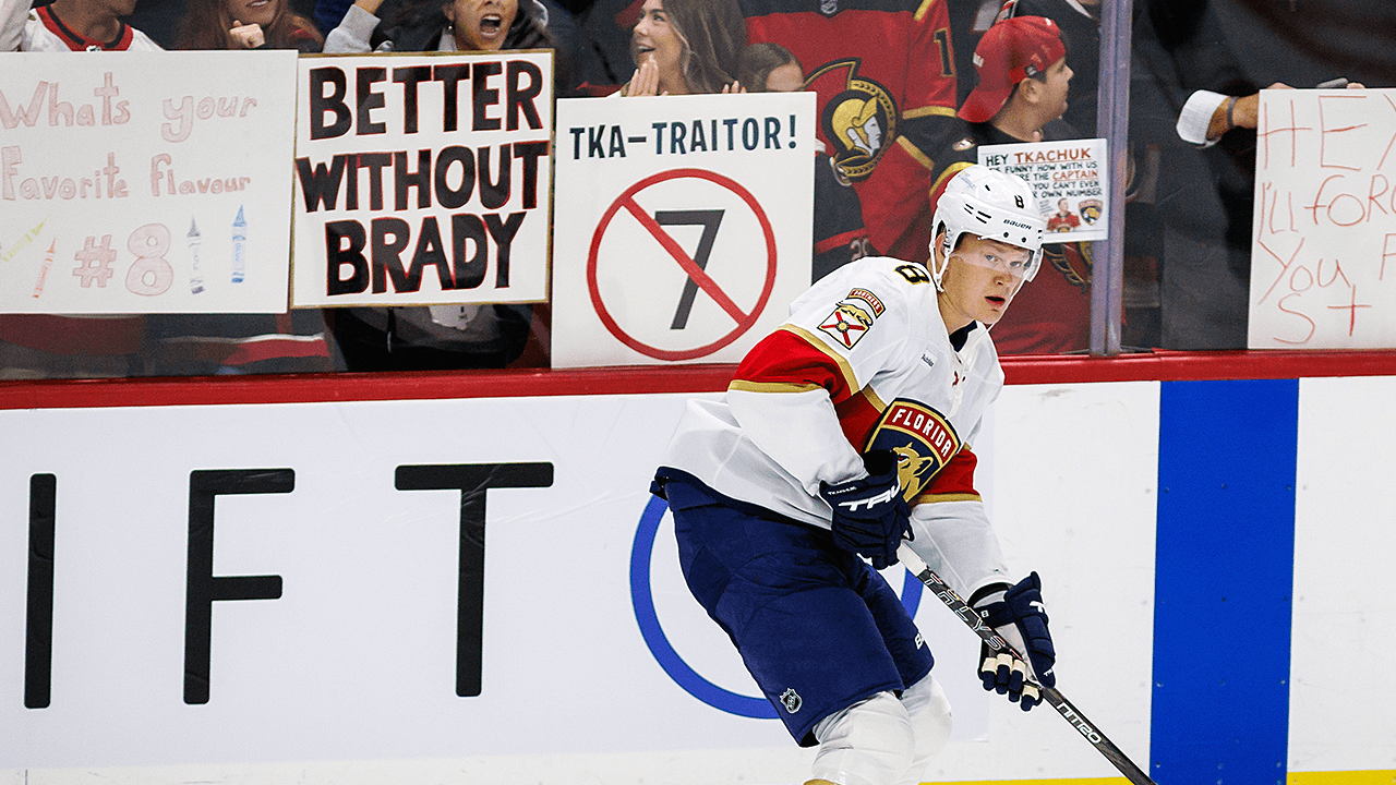 Tkachuk Faces Taunt in Return to Canada