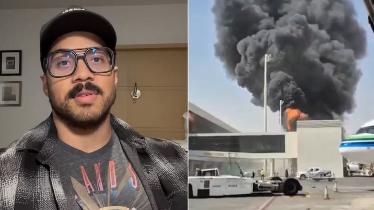 مصارع يدافع عن نفسه بعد هجوم في المطار
