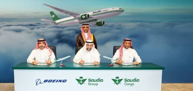 Saudi Group agrees to buy four Boeing 777 freighters