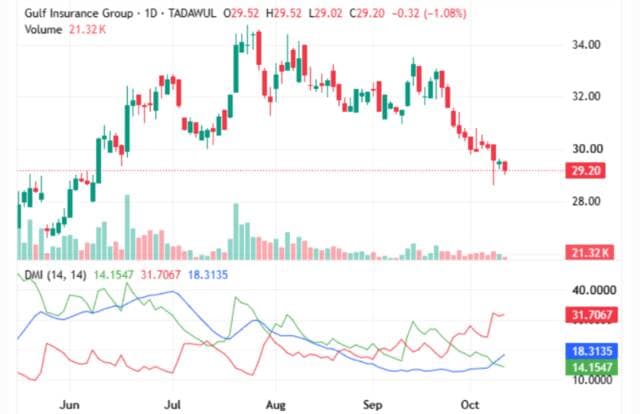 GIG share falls below support levels