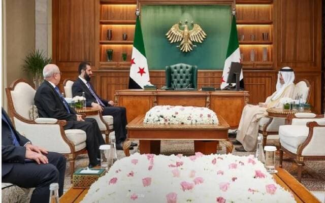 الجاسر يبحث التعاون مع سوريا