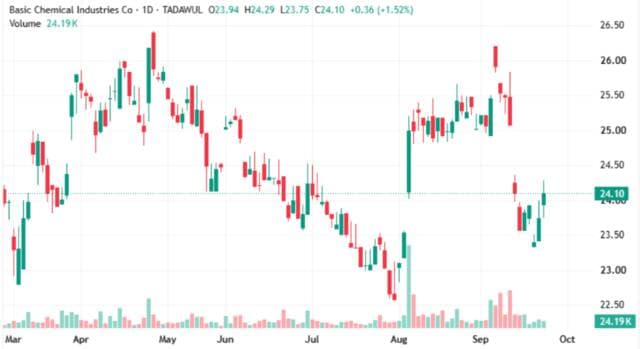 BCI share steadies above support levels