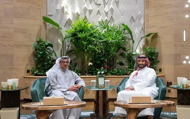 MBS and Mansour discuss Gulf relations